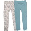 GX537: Infant Girls  2 Pack Leggings With Frill Back (5-6 Years)